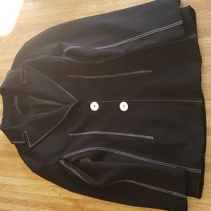 Zara Woman Black Stretch Blazer Medium